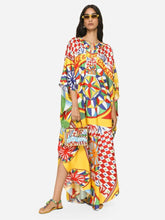Dolce & Gabbana Carretto-Print Twill Caftan