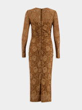 Dolce & Gabbana Chantilly-Lace Semi-Sheer Midi Dress