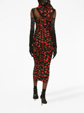 Dolce & Gabbana Cherry-Print Midi Dress
