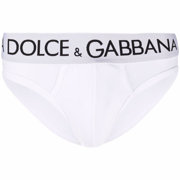 Dolce Gabbana Cotton Briefs White Fashion Clinic