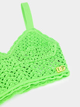 Dolce & Gabbana Crochet-Knit Bralette Top