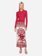 Dolce & Gabbana Cropped Polo Shirt In Ribbed Silk