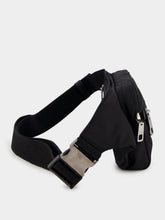 Dolce & Gabbana Embossed-Logo Black Belt Bag