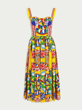 Dolce & Gabbana Graphic-Print Midi Dress