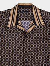 Dolce & Gabbana Hawaiian Silk Shirt With DG Logo Print