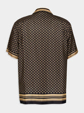 Dolce & Gabbana Hawaiian Silk Shirt With DG Logo Print