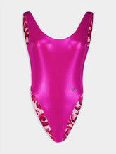 Dolce & Gabbana High-Shine One-Piece Swimsuit