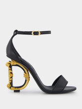 Dolce & Gabbana Keira Baroque Logo 105mm Sandals
