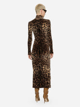 Dolce & Gabbana Leopard-Print Midi Dress