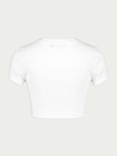 Dolce & Gabbana Logo-Embroidered Crop T-Shirt