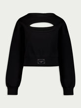 Dolce & Gabbana Logo-Plaque Cut-Out Jumper