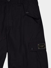 Dolce & Gabbana Logo Plate Cotton Cargo Pants