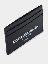 Dolce & Gabbana Logo-Print Leather Card Holder