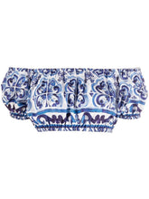 Dolce & Gabbana Majolica crop top