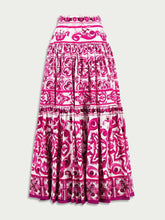 Dolce & Gabbana Majolica-Print Maxi Skirt