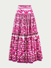 Dolce & Gabbana Majolica-Print Maxi Skirt