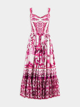 Dolce & Gabbana Majolica-Print Midi Dress