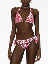 Dolce & Gabbana Majolica-Print Triangle Bikini