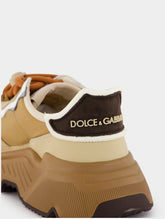 Dolce & Gabbana Panelled Drawstring Embossed Logo Sneakers