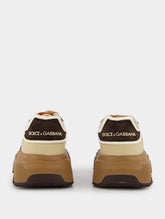 Dolce & Gabbana Panelled Drawstring Embossed Logo Sneakers