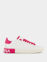 Dolce & Gabbana Portofino Vintage Leather Low-Top Sneakers
