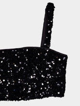 Dolce & Gabbana Sequined Crop Top With Straps