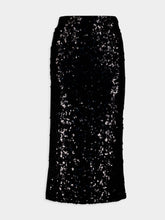 Dolce & Gabbana Sequined Midi Pencil Skirt
