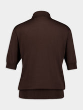 Dolce & Gabbana Short-Sleeve Silk Polo Shirt