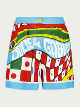 Dolce & Gabbana Sicilian Carretto-Print Cotton Shorts