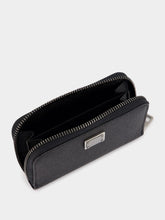 Dolce & Gabbana Small Calfskin Zip-Around Logo Tag Wallet