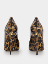 Dolce & Gabbana X Kim 110mm Leopard-Print Leather Pumps