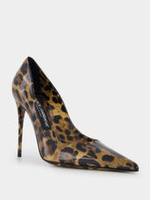 Dolce & Gabbana X Kim 110mm Leopard-Print Leather Pumps