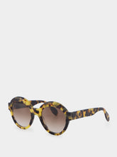 Emmanuelle Khanh Round acetate sunglasses