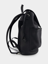 Fendi Black Leather Backpack