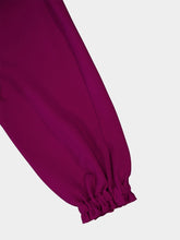 Fendi Burgundy Cady Silk Mini Dress