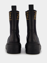 Fendi Domino Leather Biker Boots
