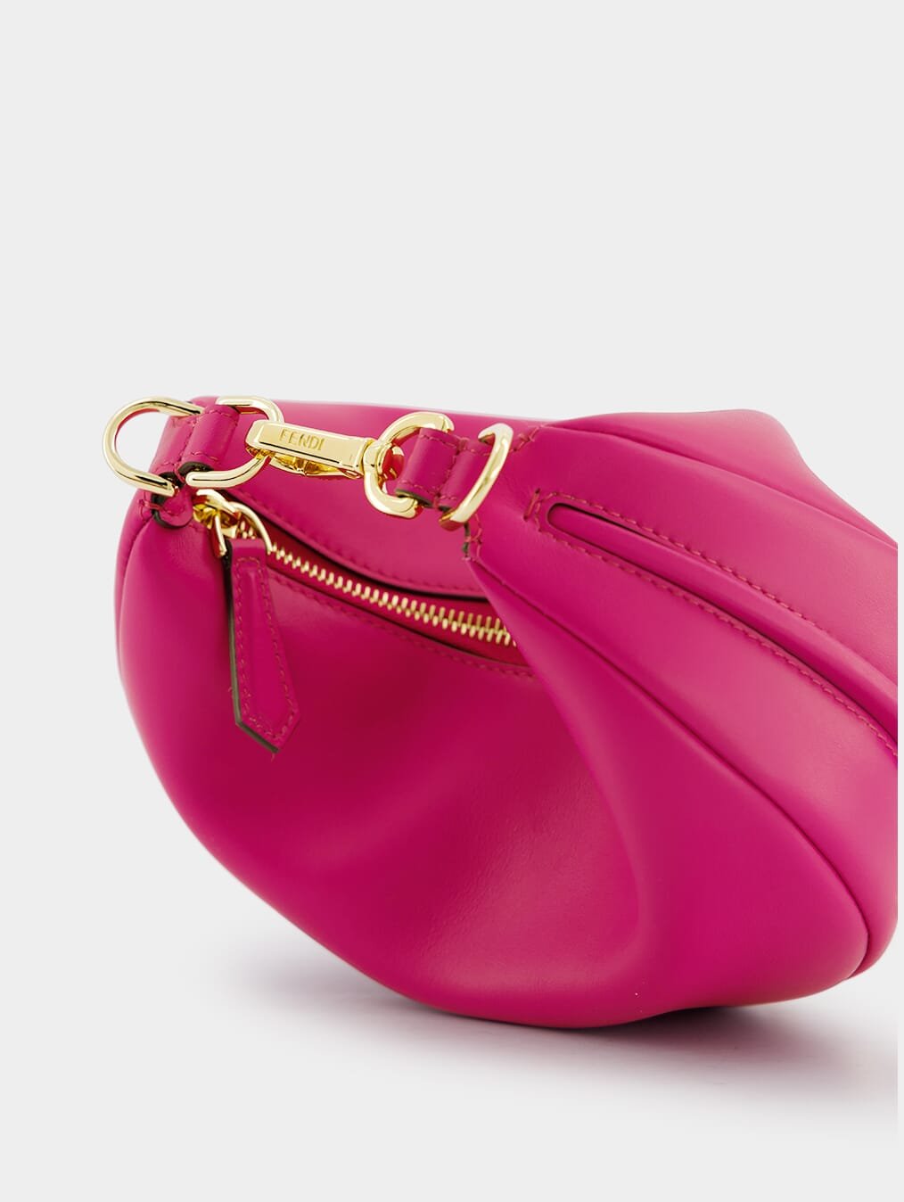 極美品　Fendi Accessory Pouch Pink Bag Fendi Fendigraphy Mini Pink, Gold | Fashion Clinic