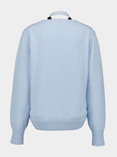 Fendi Halterneck Wool-Cashmere Cardigan