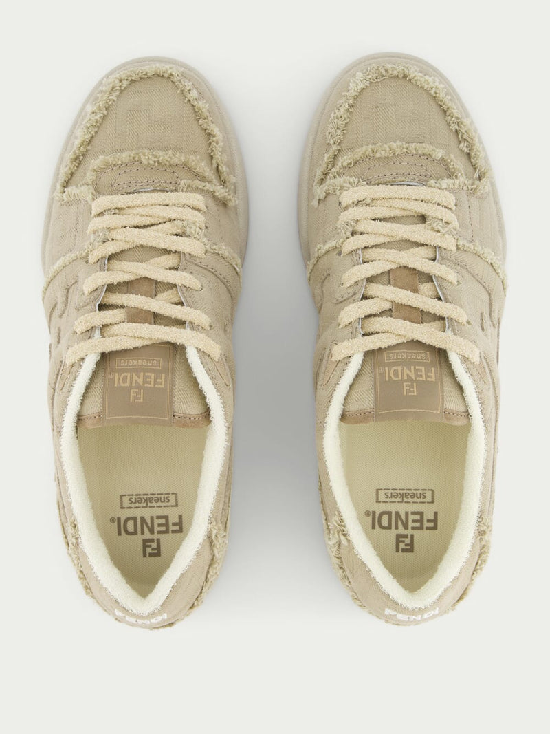 Fendi lace up store sneakers