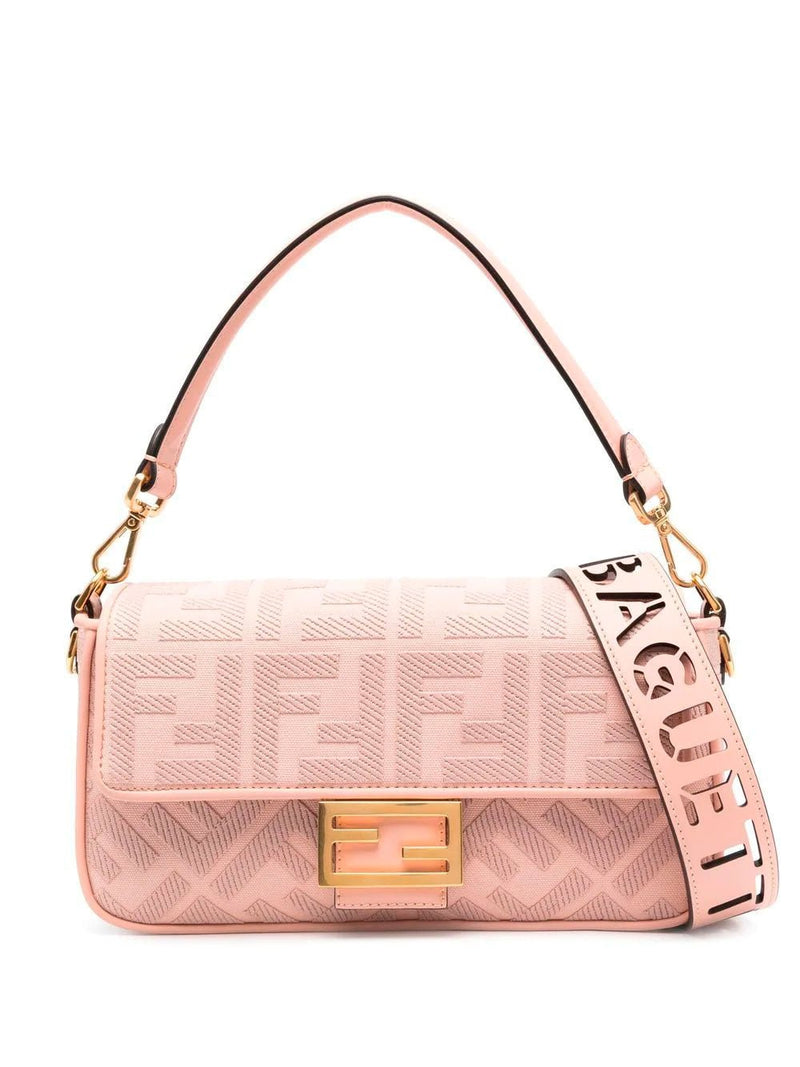 Fendi pink baguette discount bag