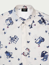 Fendi Multicolor Silk Shirt