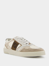 Fendi Step Leather Perforated Sneakers