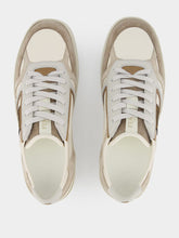 Fendi Step Leather Perforated Sneakers