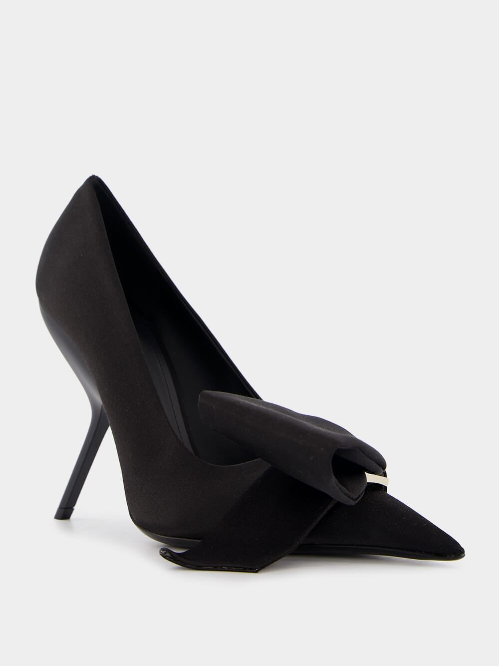 FerragamoErica Bow-Detailed Satin Pumps at Fashion Clinic