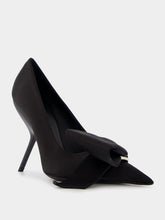 Ferragamo Erica Bow-Detailed Satin Pumps