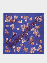 Ferragamo Fig Print Silk Foulard