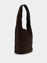 Ferragamo Large Hobo Suede Bag With Buckle