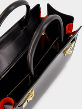 Ferragamo Leather Tote Bag With Gancini Buckles