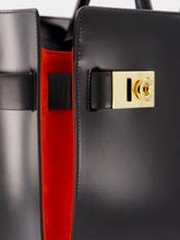 Ferragamo Leather Tote Bag With Gancini Buckles