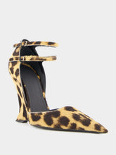 Ferragamo Leopard-Print Wedge Pumps
